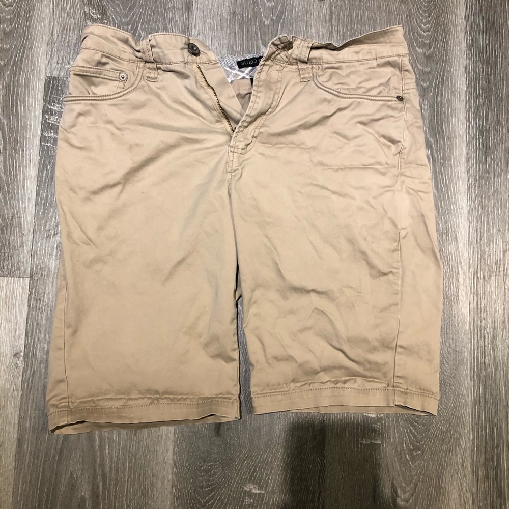 Suko jeans men’s khaki shorts size 30